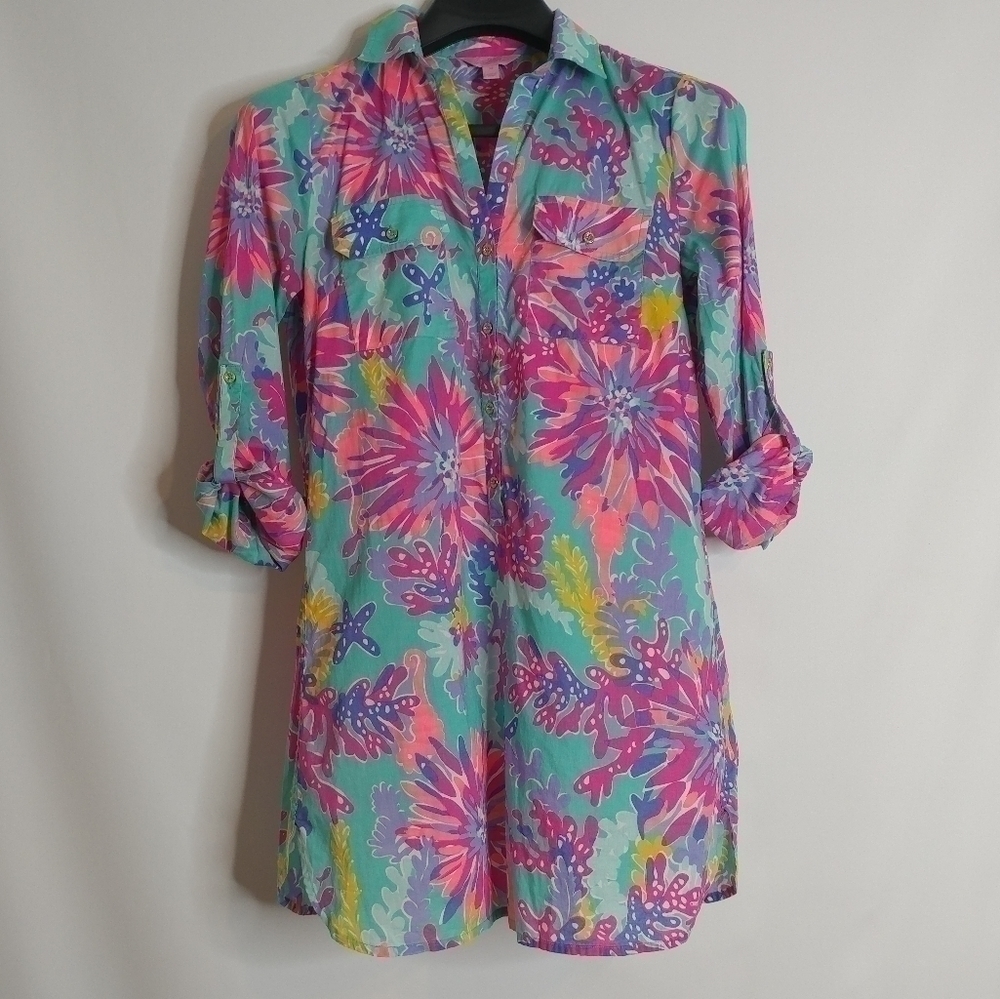 Lilly Pulitzer Captiva Tunic Cover Dress - Picture 5 of 13